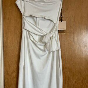 White Super down Dress